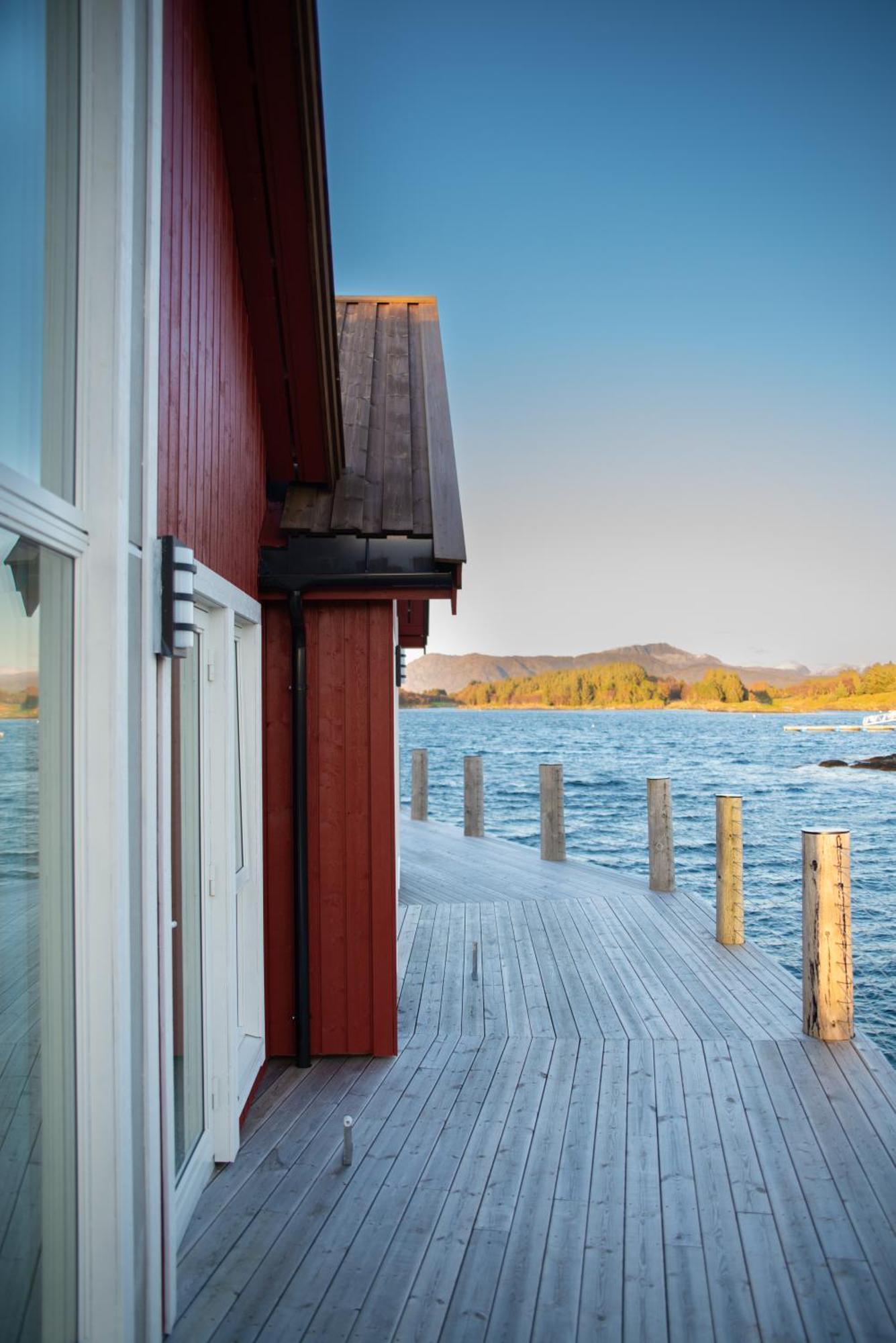 Norsk Havbrukssenter - Rorbuer Hotel Bronnoysund Exterior foto