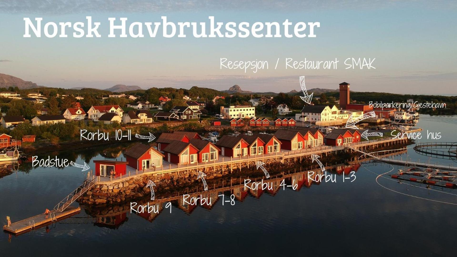 Norsk Havbrukssenter - Rorbuer Hotel Bronnoysund Exterior foto